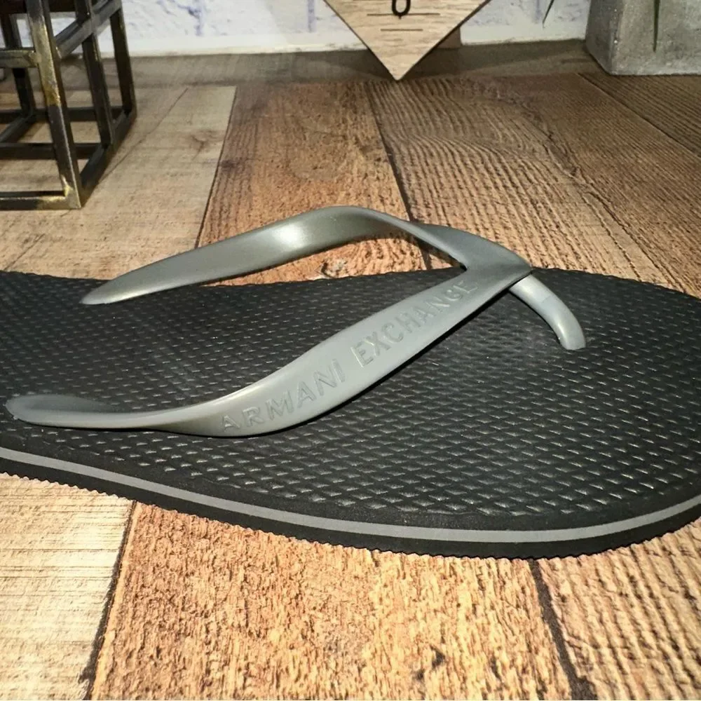 Armani exchange flip flop sandals size 11/12